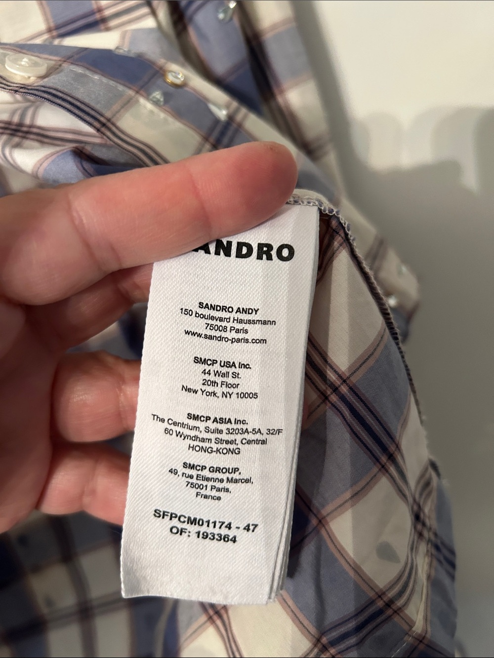 Sandro crystal Shirt NWOT - Picture 3 of 4